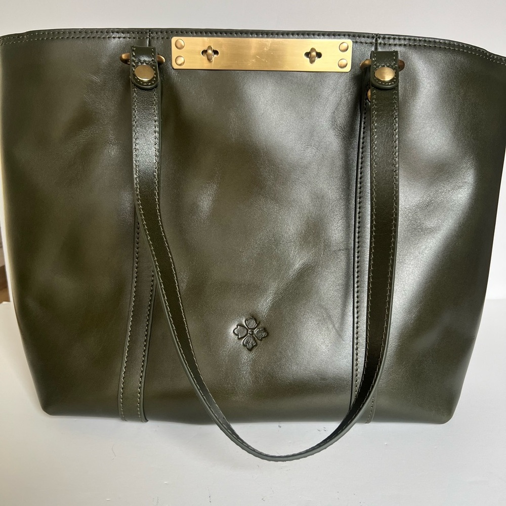 Patricia Nash Bozano Tote dark olive brand new with tags